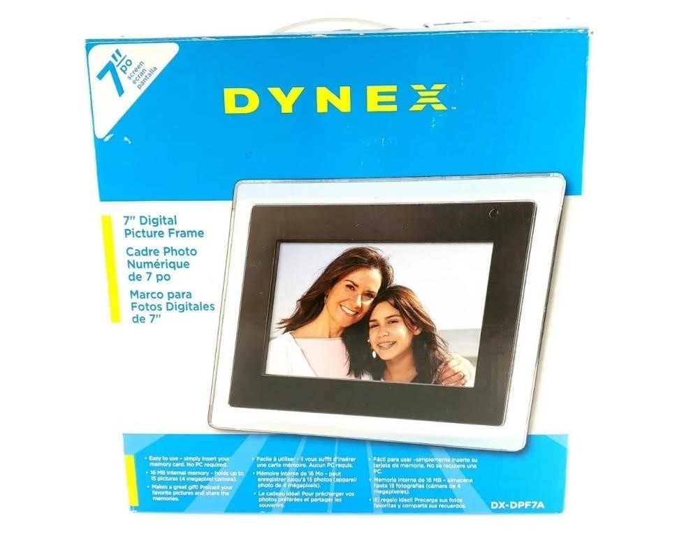 DYNEX 7in Digital Picture Frame Remote Cntrl 16MB
