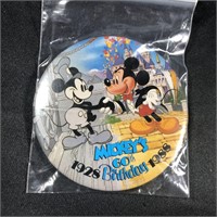 Disney Button Badge: Mickey's 60th 1988