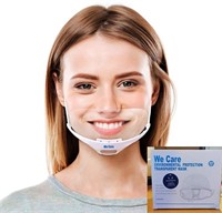 (From Canada)10 Masks Transparent Sanitary Face Ma