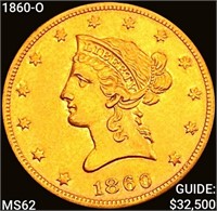 1860-O $10 Gold Eagle UNCIRCULATED