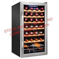 Ivation-28-Bottle Stainless Steel Wine cooler