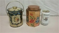 Two Decorative Confectionary Tins
