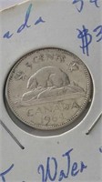 1964 Canada EWL 5 Cent Coin