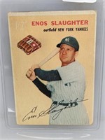 1954 Wilson Franks Enos Slaughter (Yankees) MK