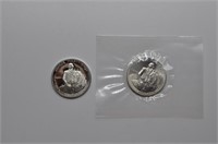 George Washington 250th Anniversary Silver Coins