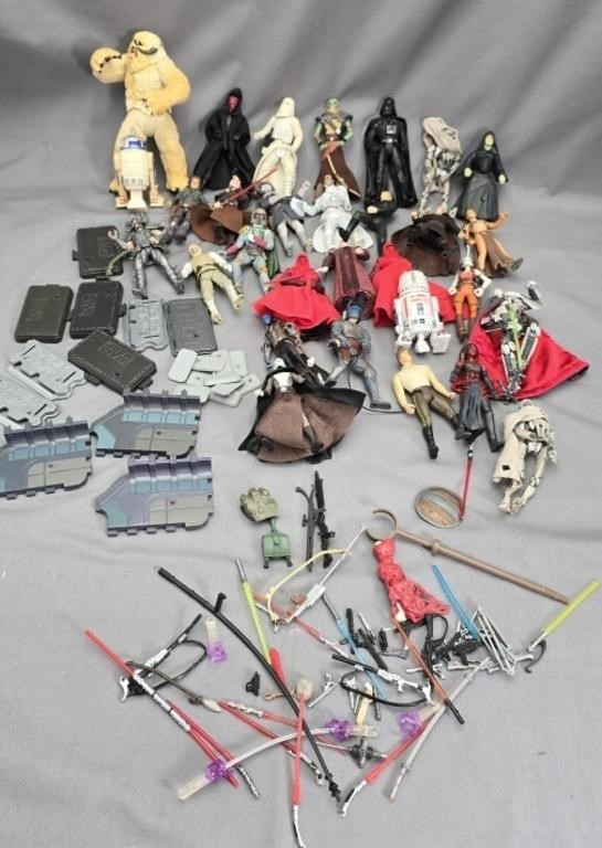 Vtg. STAR WARS-Toys-Games-Jewelry-Dolls-Electronics