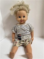 25" 1985 Playmate Doll with Cassette Player