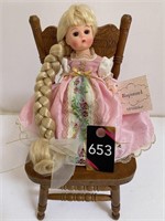 Madame Alexander 8" Rapunzel Doll & Chair