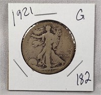 1921 Half Dollar  G