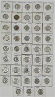 43 U.S. Roosevelt Silver Proof Dimes