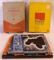 Box of Kodak photographic paper - Box Ansco