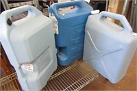 3 Water Containers