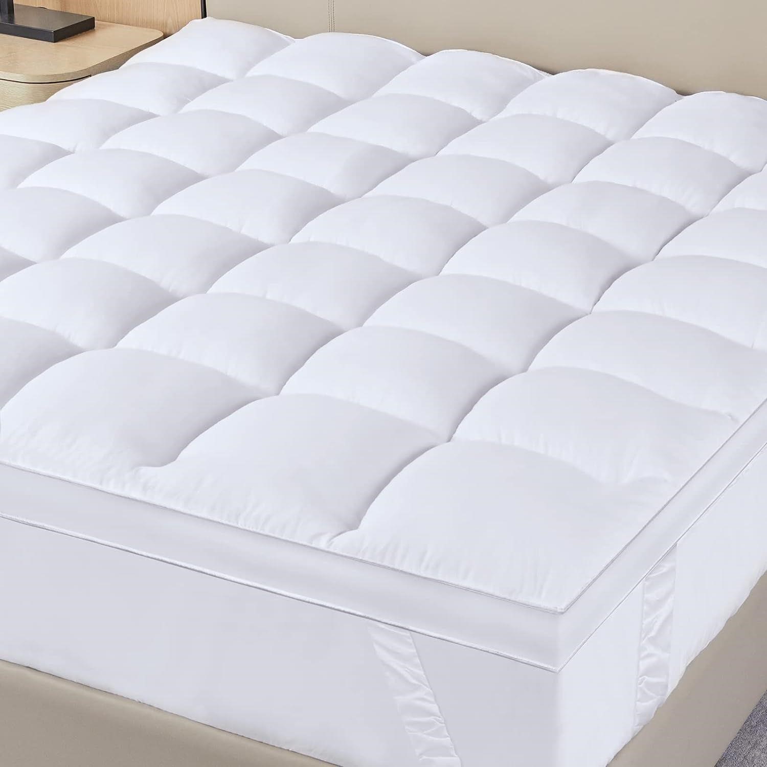 Plush Extra Thick Short Queen Mattress Topper