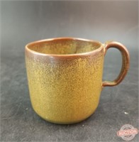 Demitase Green Stoneware Espresso Cup