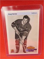 2015 UD Doug Harvey Young Guns Hockey Insert Card
