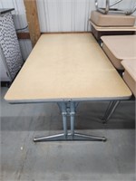 Metal frame rectangle activity table with