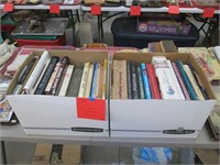 2 Boxes of Antique Reference Books.