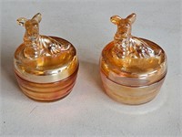 Vintage Glass Scottie Dog Power Jar