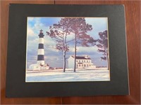 Bruce Roberts Bodie Island Lighthouse in the snow