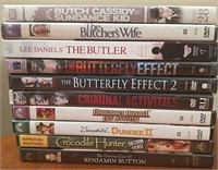 10 Lightly Used DVD's