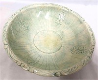 Aqua Porcelain Bowl 484 By M. Claire L.