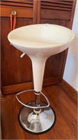 White modern bar stool