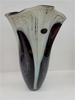 Krosno Józefina Poland blown art glass vase