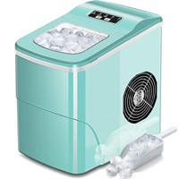 AGLUCKY Ice Makers Countertop, 9 Cubes in 6 Mins