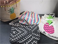 Lot of Fun Summery Tote Bags, NWT