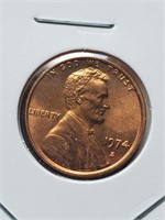 BU 1974-S Lincoln Penny