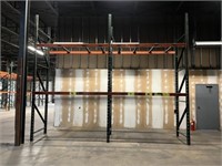 (2) Sections of Slotted Pallet Racking