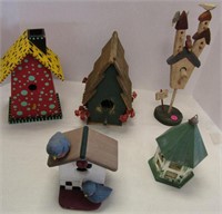 Assorted Rustic Bird Houses