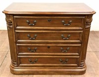 Traditional Style Wood Lateral Filing Cabinet