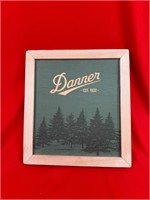 Danner Boots Wooden Advertising Sign