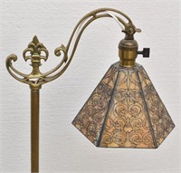 Antique Bridge Floor Lamp Tiffany Style Shade