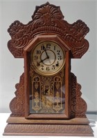 Ingram 8 Day Wind Up Mantle Clock With Key