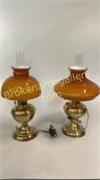 2 Converted Oil Lamps