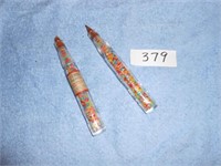 2 Glass Candy Pellets Jumbo Pencils