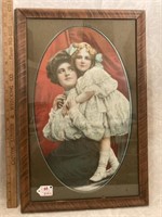 Framed Victorian Print