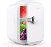 CROWNFUL Mini Fridge, 4 Liter/6 Can Portable Coole