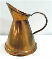 COPPER PITCHER - SIGNED J.E. KLENO