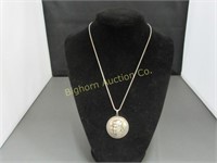 Necklace: Authentic 1967 40% Silver Half Dollar