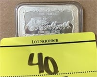 FAMOUS CONCORD STAGE, 1 TROY OUNCE BAR