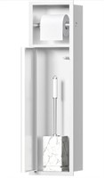 Recessed Toilet Paper Holder In white