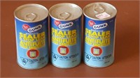 Three cans of Gunk sealer and stop leak