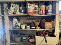 Contents of Wall Shelves