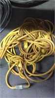 2 YELLOW EXTENSION CORDS