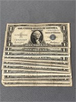 (12) U.S. $1.00 Silver Certificates
