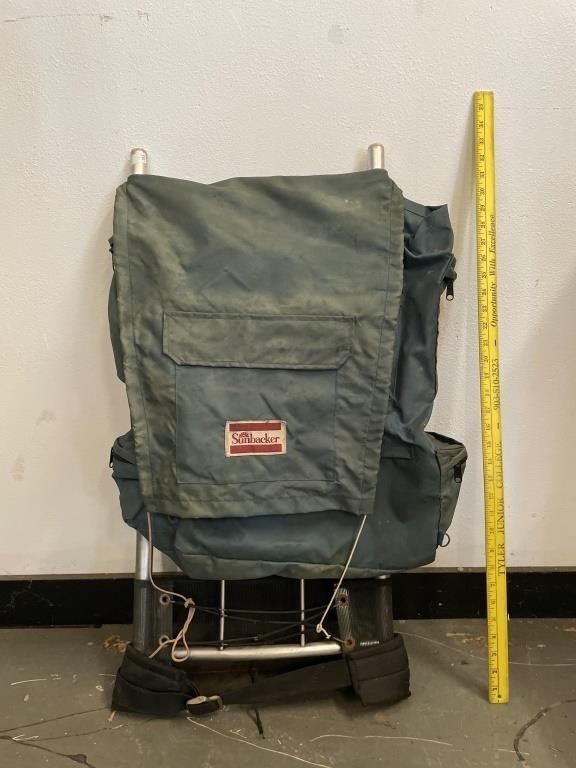 Vintage Sunbacker Aluminum Frame Backpack