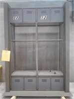 Prop Metal Locker Unit 67" x 28" x 94"